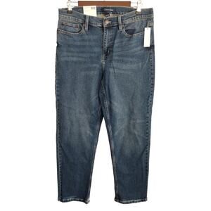 Calvin Klein | High-Rise Vintage Straight Jeans w/Stretch Women's 10